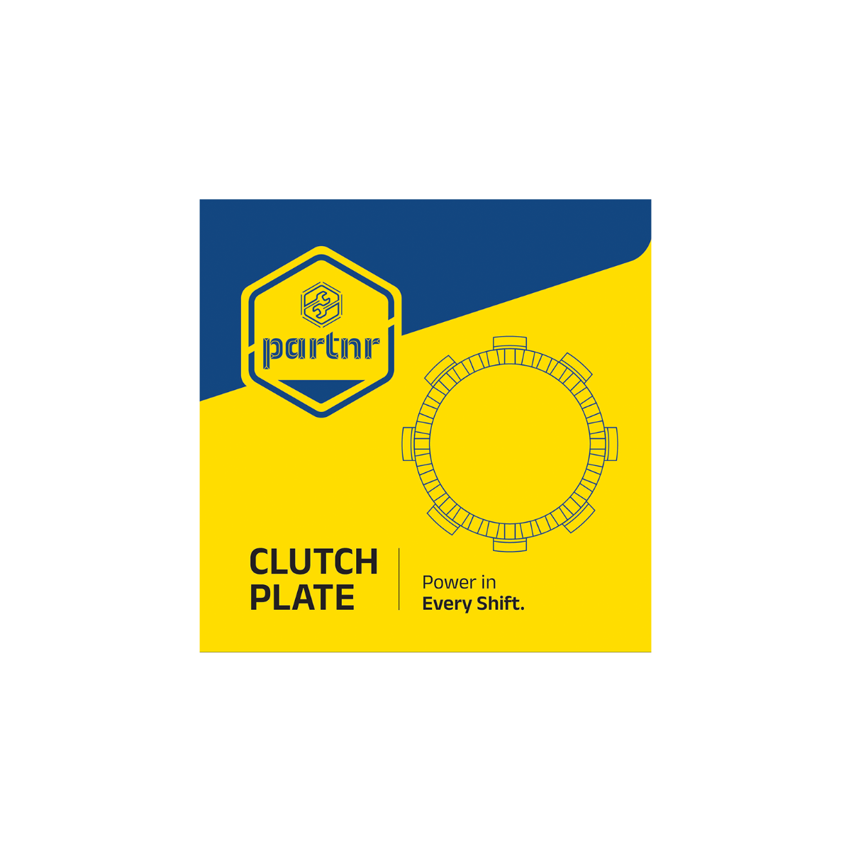 Partnr Clutch Plate for TVS Apache