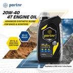 Partnr 20W-40 4T Engine Oil for Bikes (1 L)
