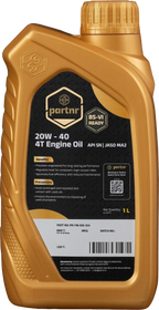 Partnr Synthetic Power 20W-40 4T Engine Oil for Bikes (1L)