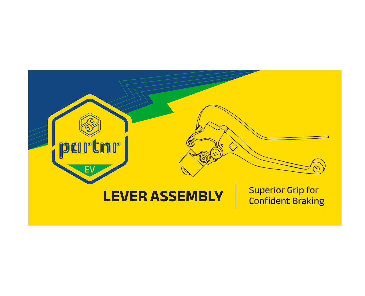 Partnr EV Brake Lever Assembly for EV (Left)