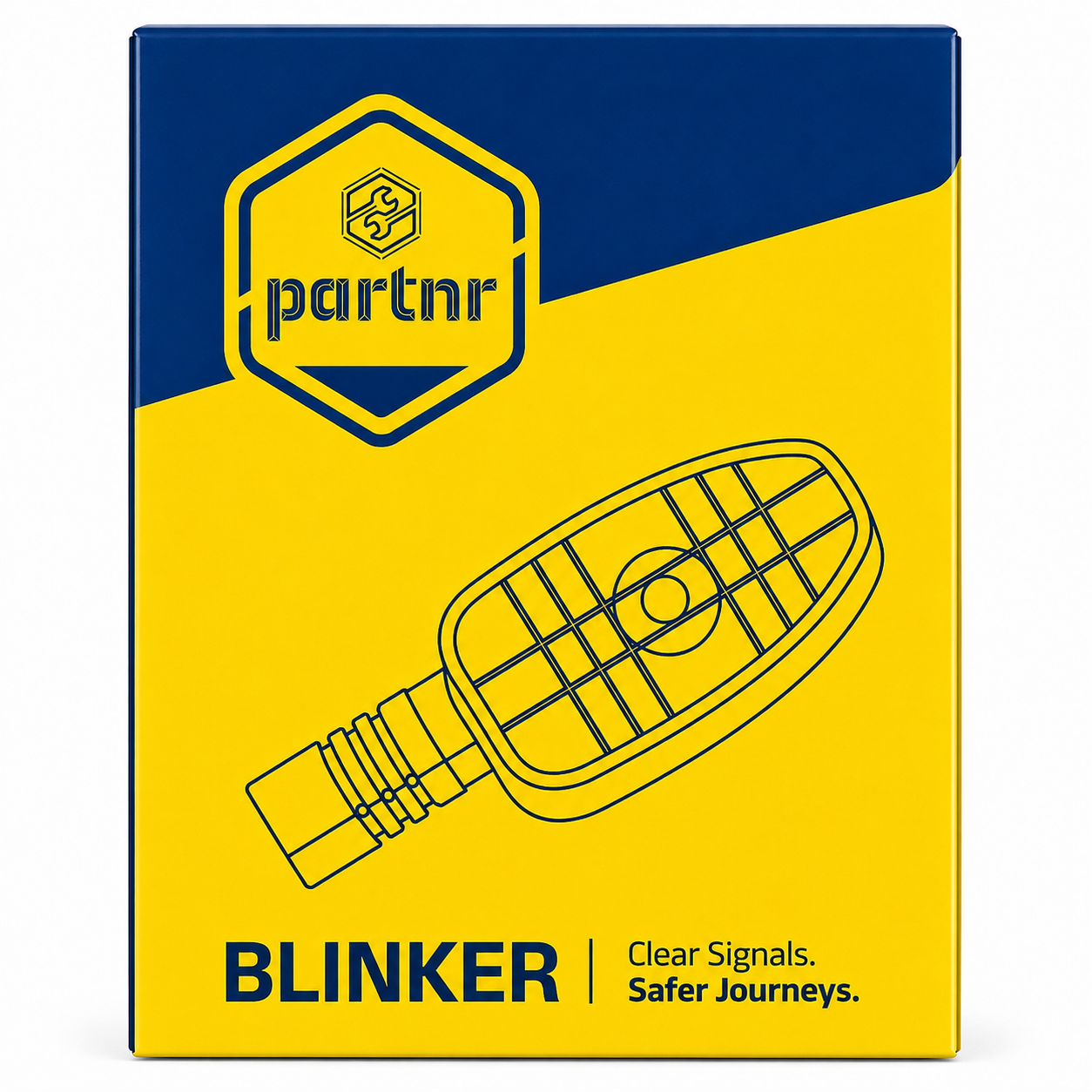 Partnr Indicator For Bajaj Platina (1 Pack - 2 Pcs)